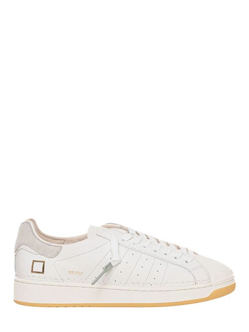 Sneakers Base in pelle e suede D.A.T.E. | M411 BA CA WHWHITE